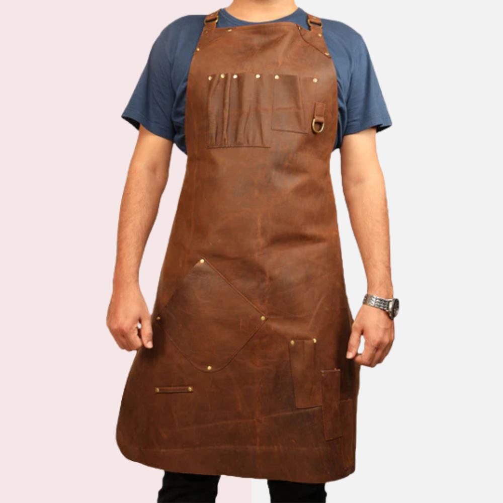 Brown Leather Apron
