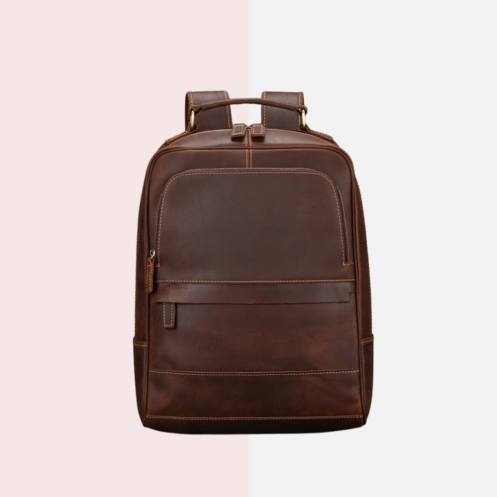 Designer Crazy Horse Travel Backpack