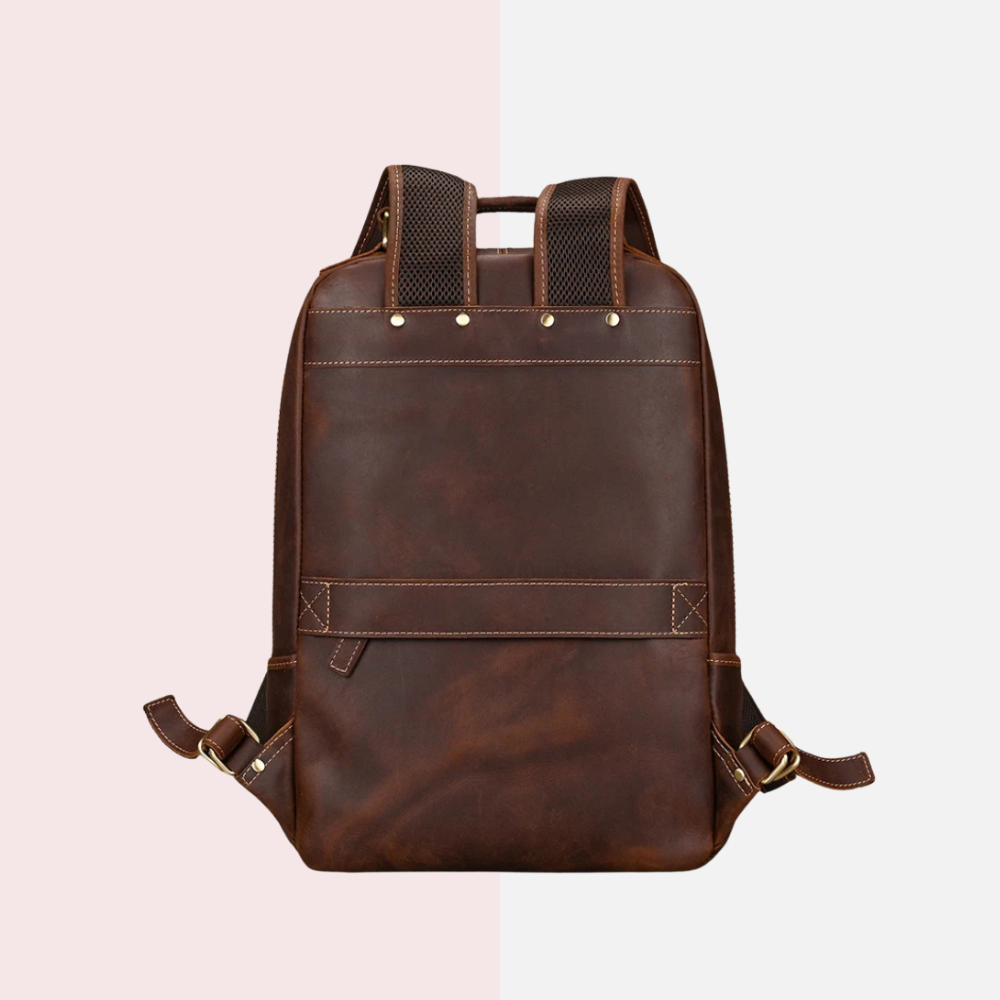 Designer Crazy Horse Travel Backpack