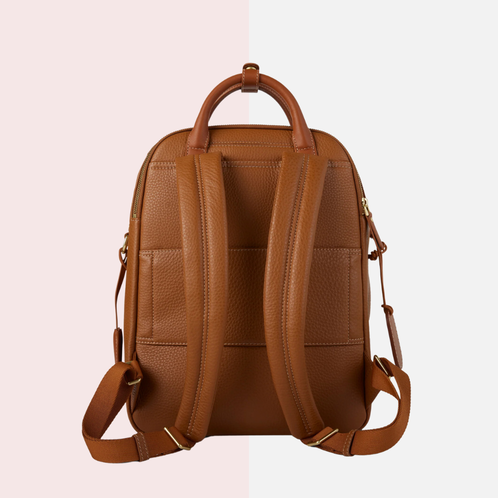 Rio Brown Leather Backpack