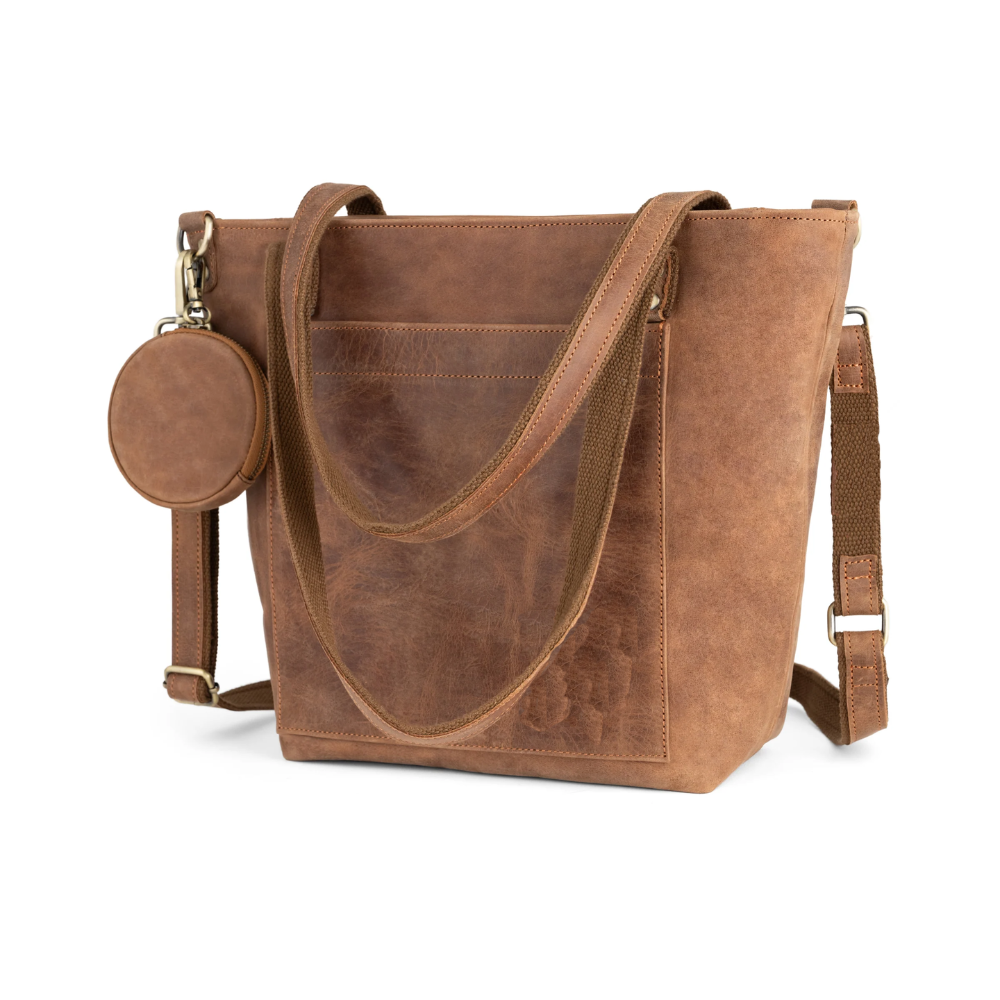 Camel Brown Carryall Tote Bag