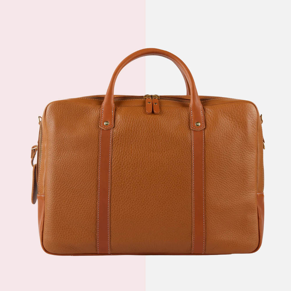 Rio Brown Leather Briefcase
