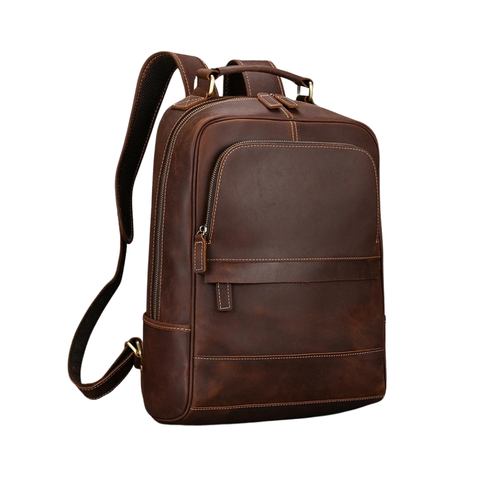 Designer Crazy Horse Travel Backpack