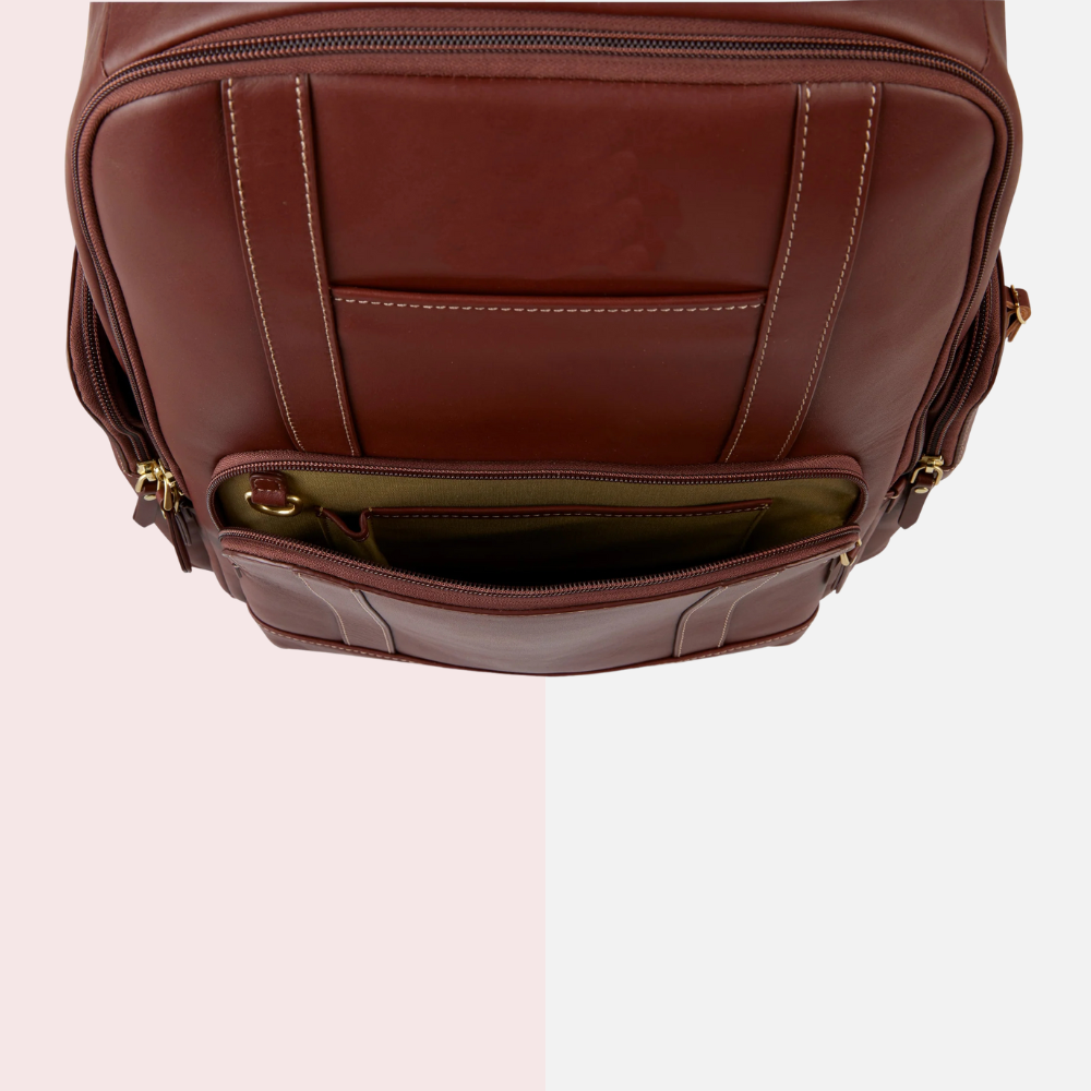 Chaparral Brown Leather Backpack