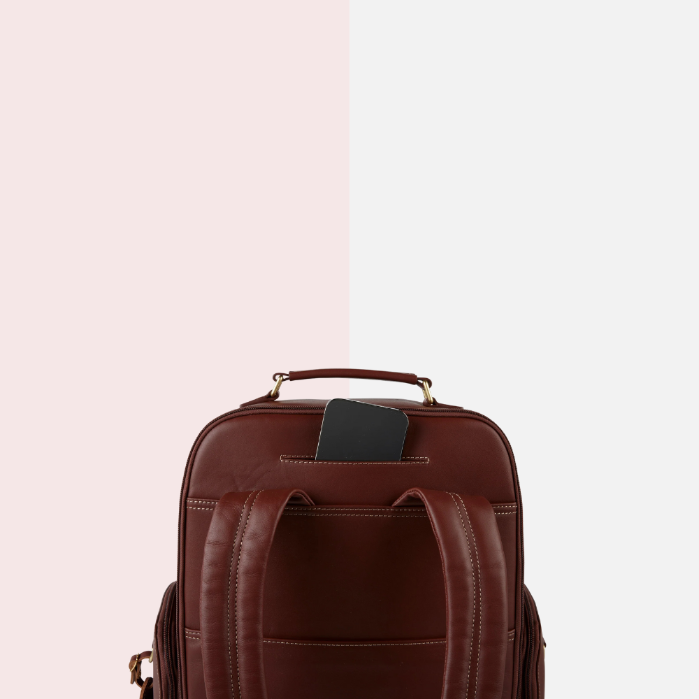 Chaparral Brown Leather Backpack