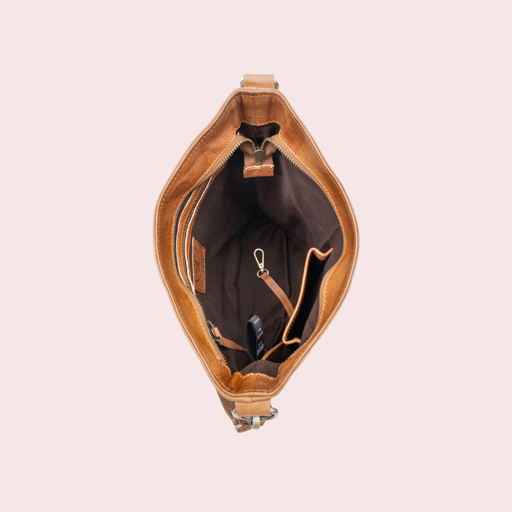 Caramel Brown Tote Bag