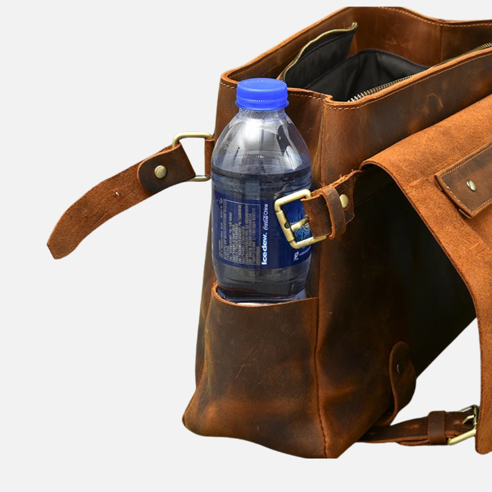 Retro Brown British Style Laptop Bag