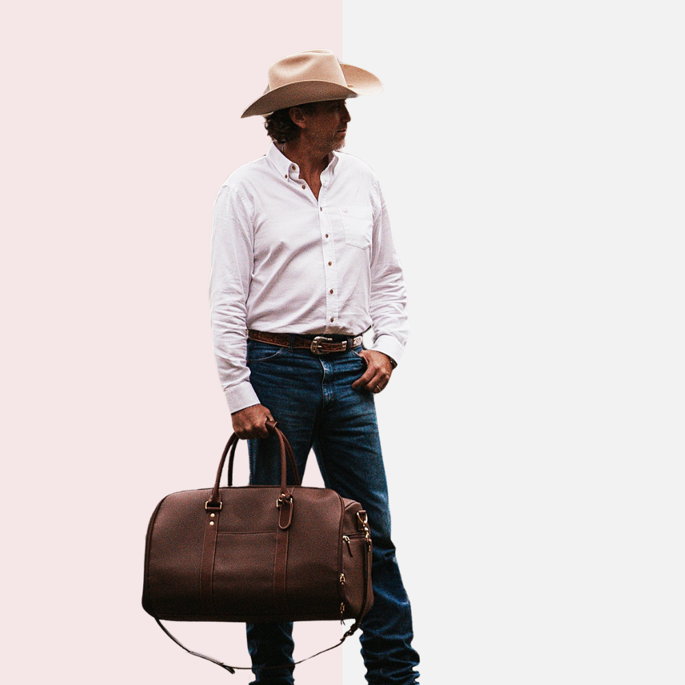 Chaparral Leather Duffle Bag