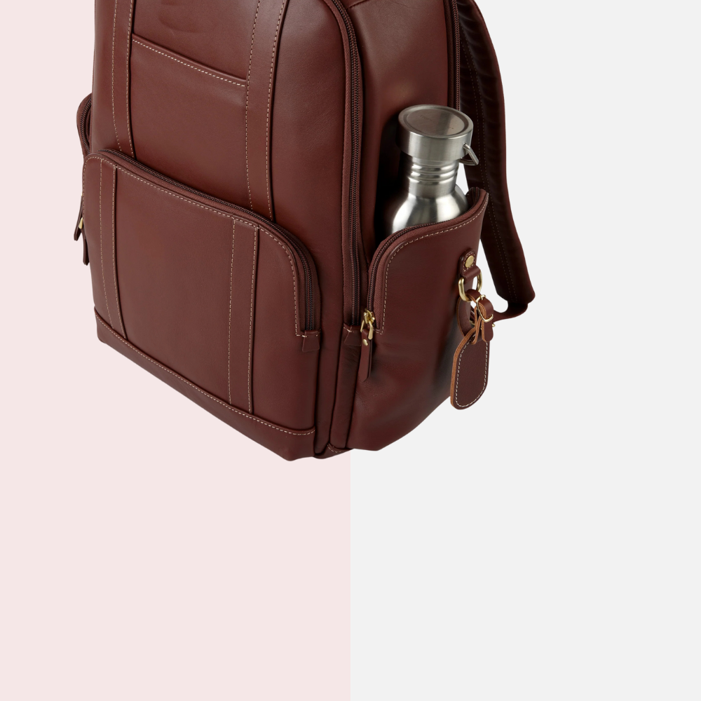 Chaparral Brown Leather Backpack