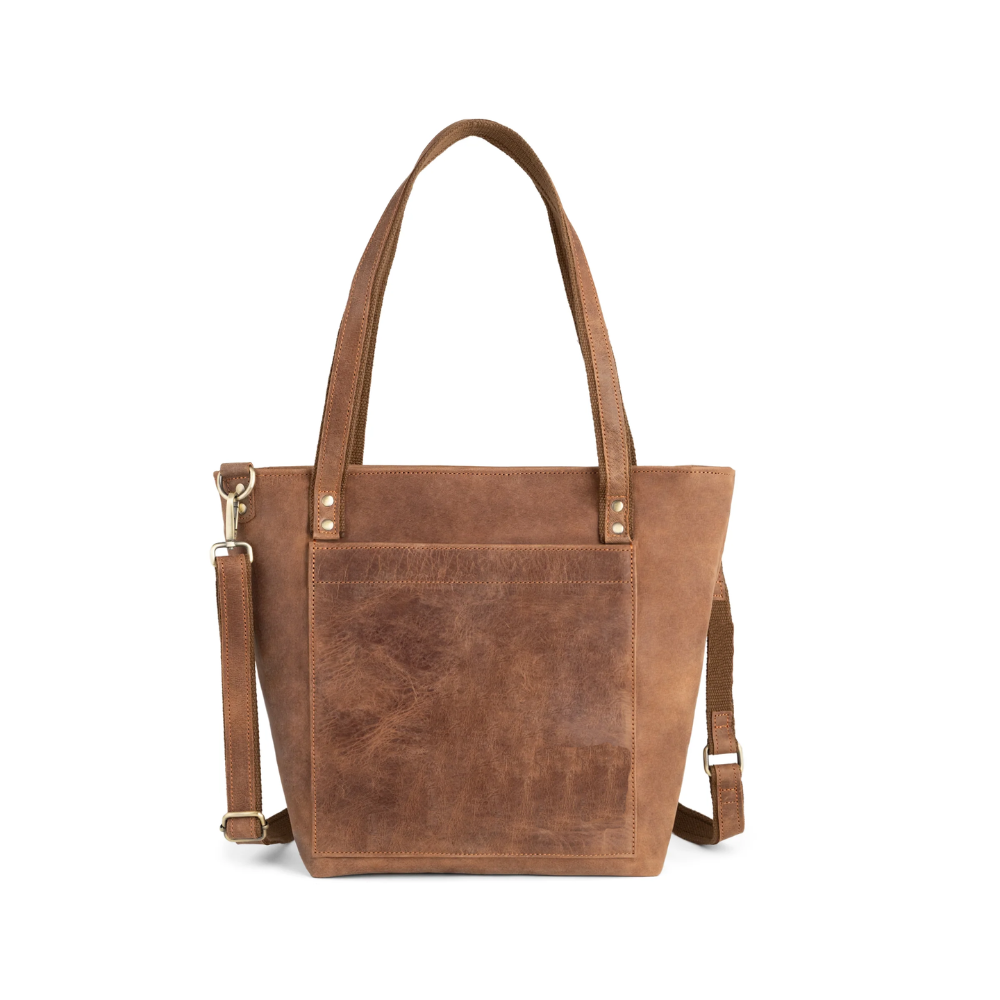 Camel Brown Carryall Tote Bag