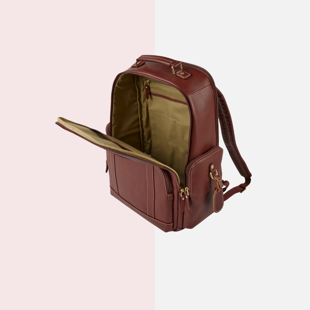 Chaparral Brown Leather Backpack