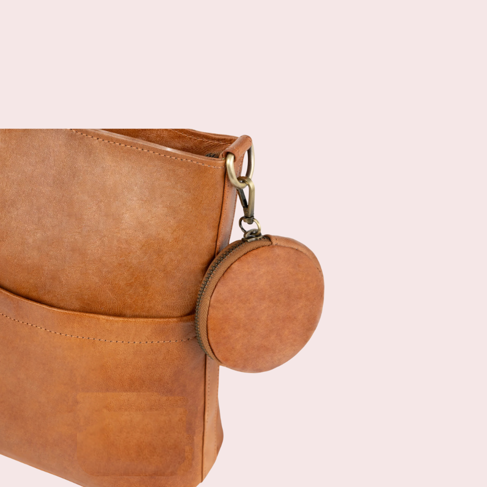 Caramel Brown Tote Bag