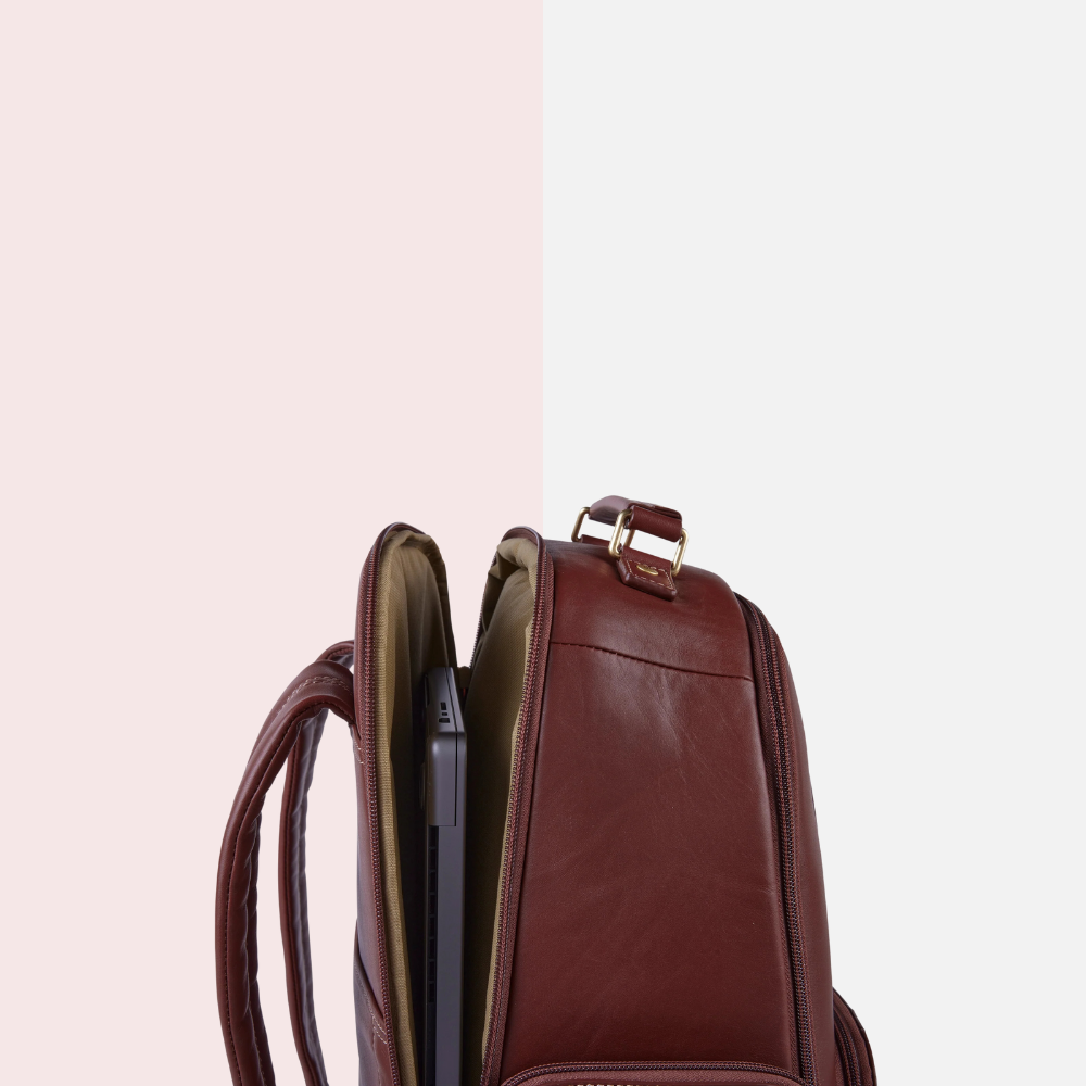 Chaparral Brown Leather Backpack