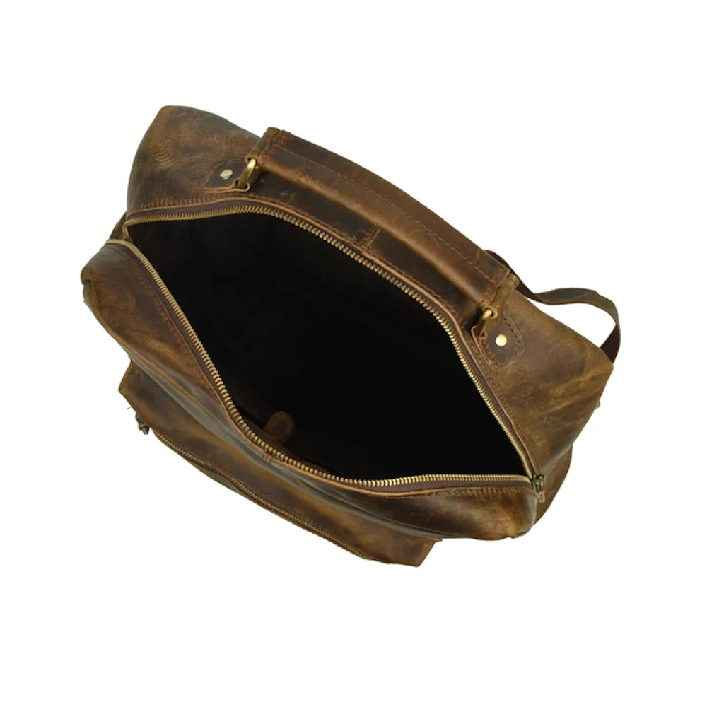 Timber Leather Backpack
