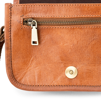 Heritage Tan Crossbody Bag