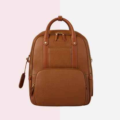 Rio Brown Leather Backpack