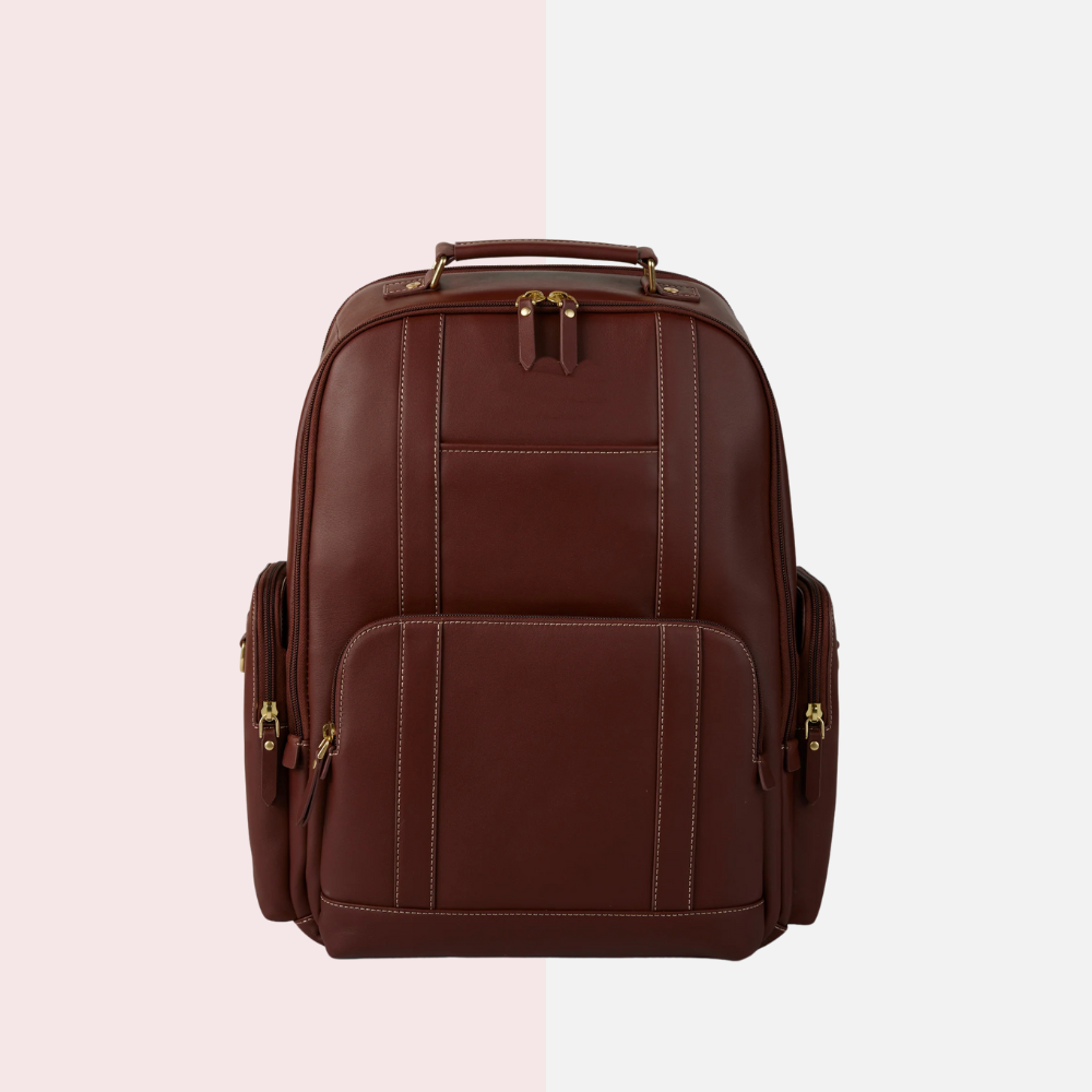 Chaparral Brown Leather Backpack