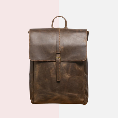 Oldtown Brown Laptop Backpack