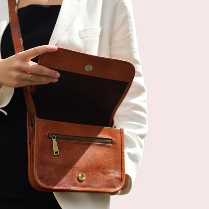 Heritage Tan Crossbody Bag