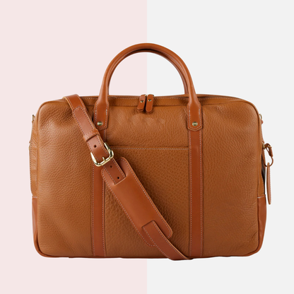 Rio Brown Leather Briefcase