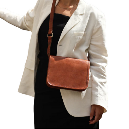 Heritage Tan Crossbody Bag