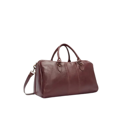 Brown Calf Leather Saddler Duffle Bag