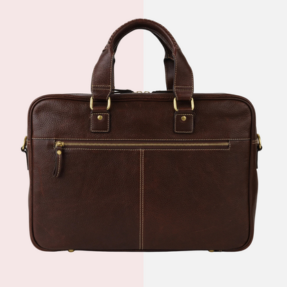 Dark Brown Laptop Briefcase