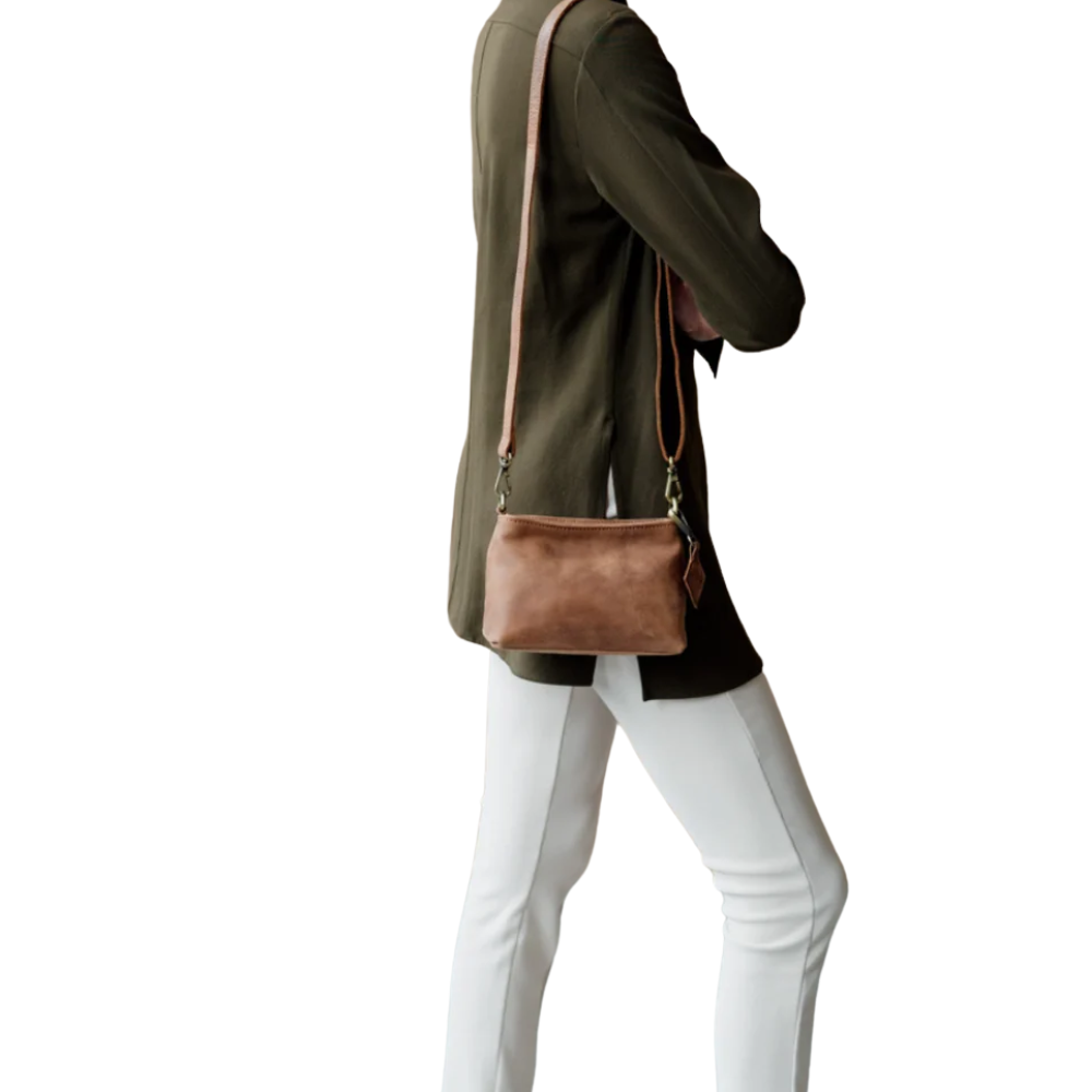 Camel Brown Crossbody Bag