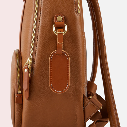 Rio Brown Leather Backpack