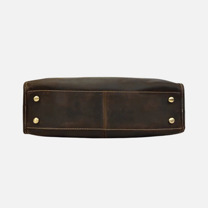 Dark Brown Executive Leather Briefcase