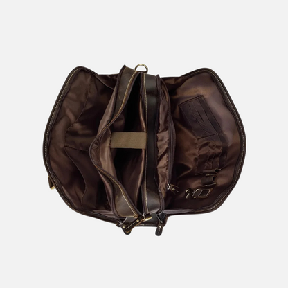 Dark Brown Executive Leather Briefcase