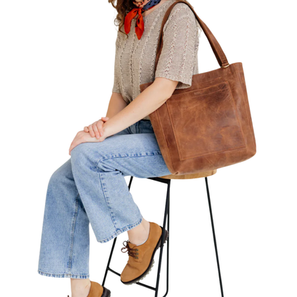 Heritage Brown Tote Bag