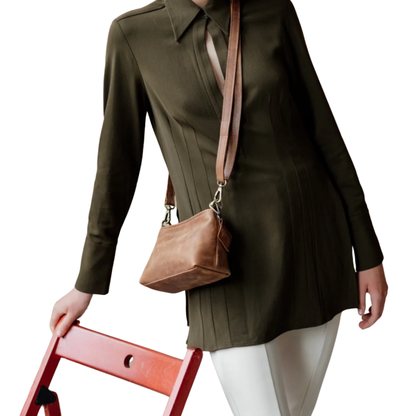 Camel Brown Crossbody Bag