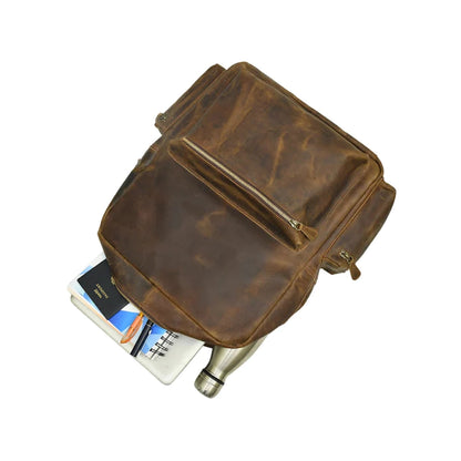 Timber Leather Backpack