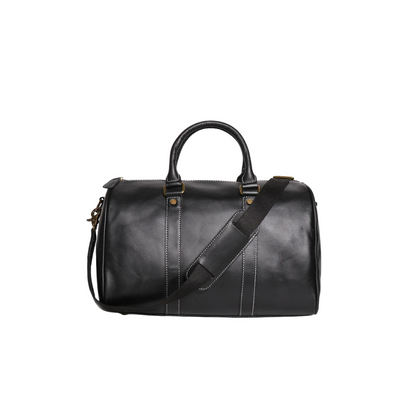 Vintage Brown Leather Business Travel Bag